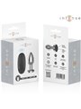 Intense - Vibrating Metal Anal Plug with Remote Control Size S