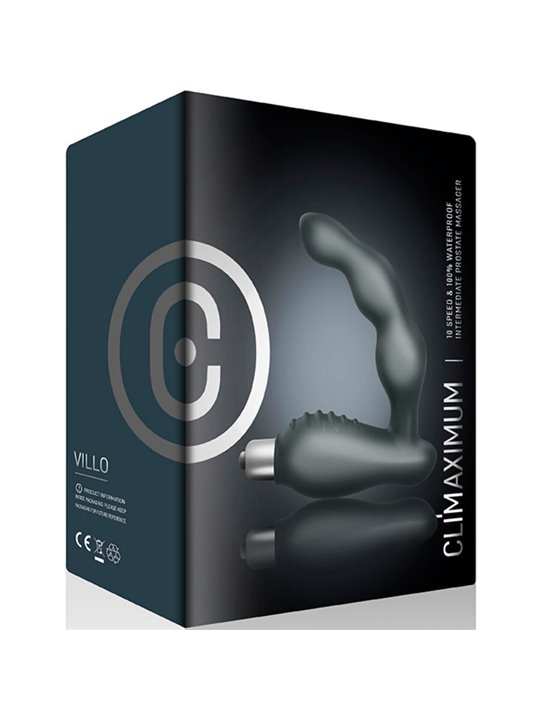 Climaximum Villo - Vibratore Prostatico a Gradini in Silicone