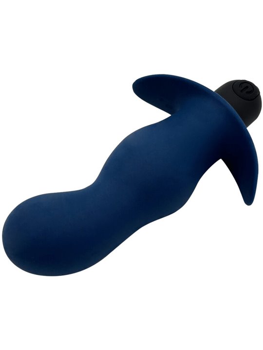 Alive Gladius - Blue Silicone Vibrating Anal Plug