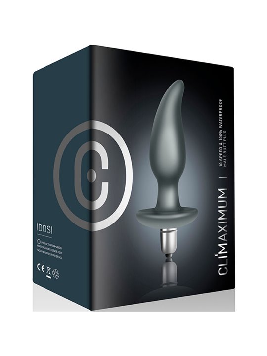 Climaximum Idosi - Plug Anale Vibrante in Silicone Punta Affusolata