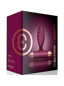 Climaximum Oryx - Silicone Vibrating Anal Plug with Tapered Tip