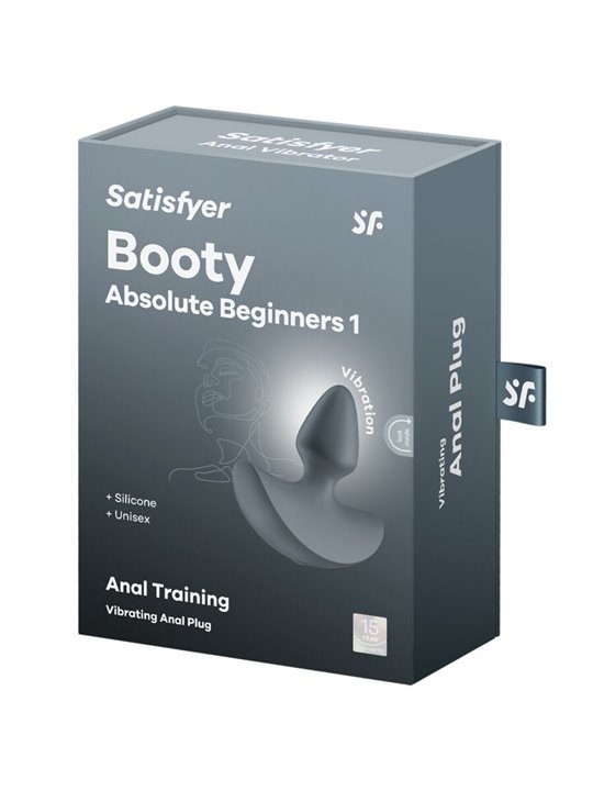 Satisfyer Booty - Vibratore Plug Anale in Silicone per Principianti