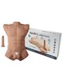 Silexd Apollo L - Mulatto Male Silicone Torso with 17.7 cm Dildo