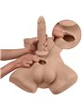 Silexd Apollo L - Mulatto Male Silicone Torso with 17.7 cm Dildo