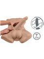 Silexd Apollo L - Mulatto Male Silicone Torso with 17.7 cm Dildo