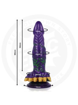Epic Crocotta - Dildo in Silicone Ispirato alla Mitologia Greca 18,5 Cm