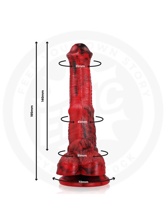 Epic Vulcanus - Dildo in Silicone Ispirato alla Mitologia Greca 19,5 Cm