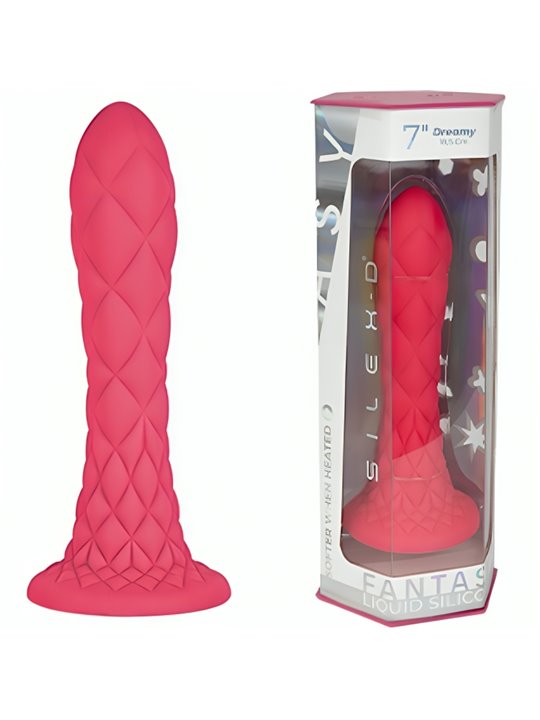 Silexd Dreamy - Dildo Fucsia in Silicone Liquido Termoreattivo 18,5 Cm