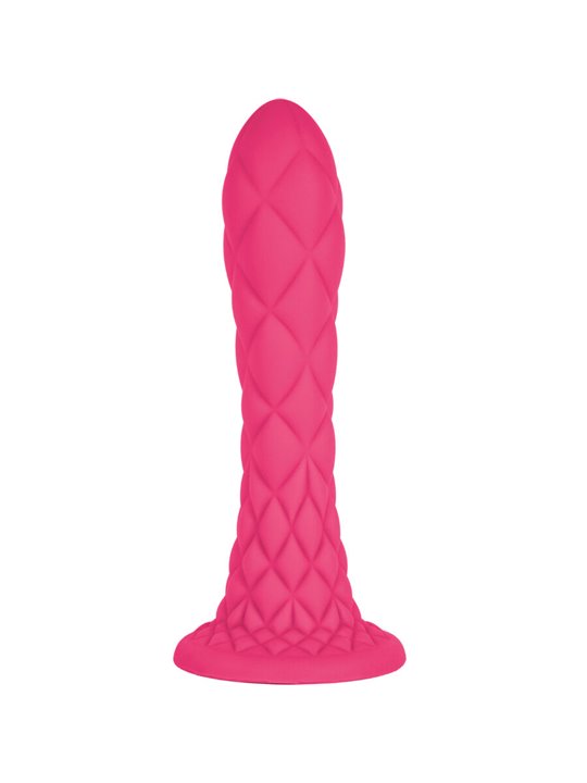 Silexd Dreamy - 18.5 cm Fuchsia Thermoreactive Liquid Silicone Dildo