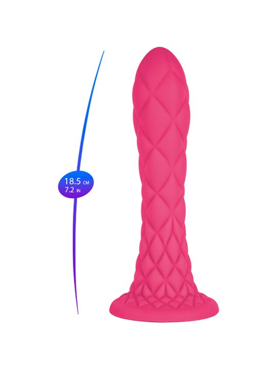 Silexd Dreamy - Dildo Fucsia in Silicone Liquido Termoreattivo 18,5 Cm