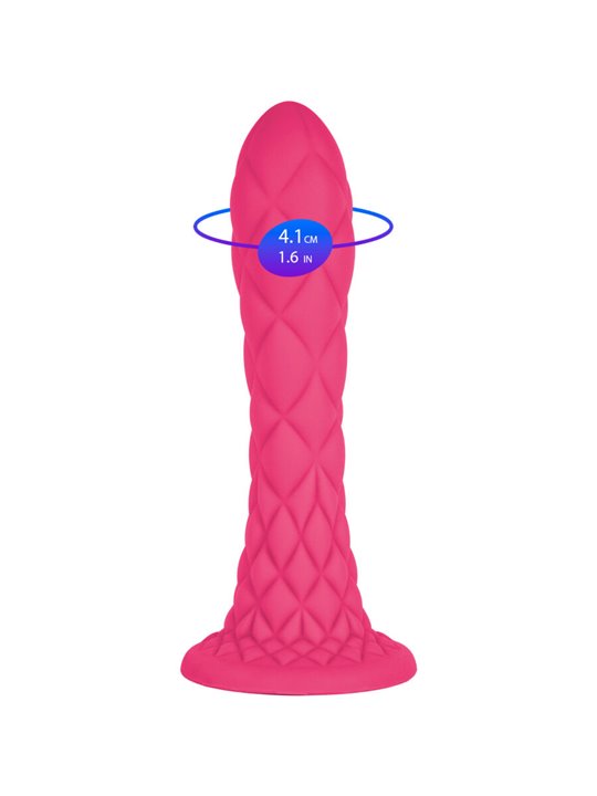 Silexd Dreamy - Dildo Fucsia in Silicone Liquido Termoreattivo 18,5 Cm