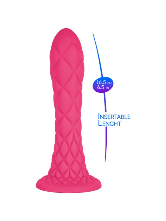 Silexd Dreamy - Dildo Fucsia in Silicone Liquido Termoreattivo 18,5 Cm