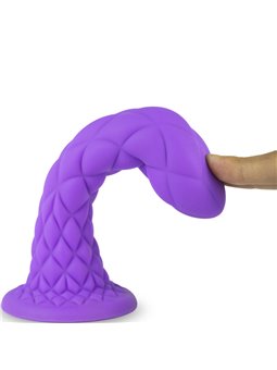 Silexd Dreamy - Purple Thermoreactive Liquid Silicone Dildo 18.5 cm