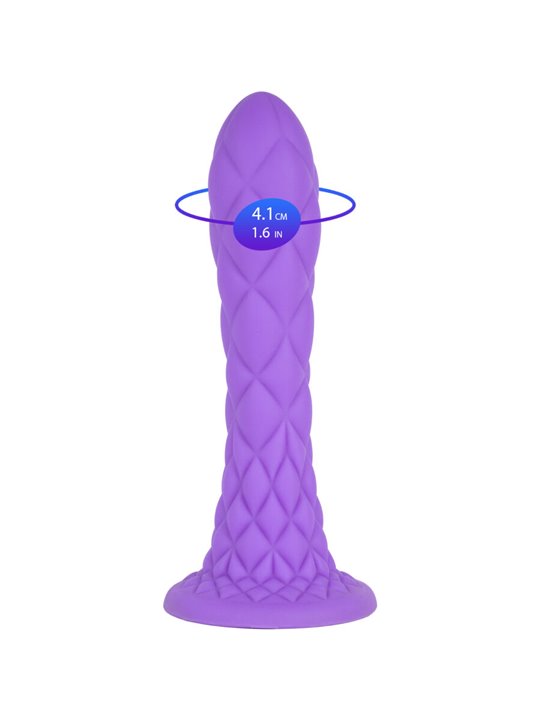 Silexd Dreamy - Purple Thermoreactive Liquid Silicone Dildo 18.5 cm