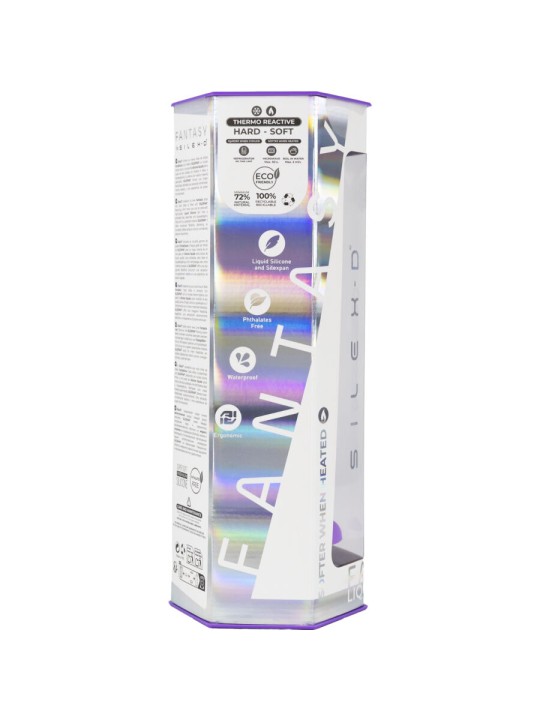 Silexd Dreamy - Dildo Viola in Silicone Liquido Termoreattivo 18,5 Cm