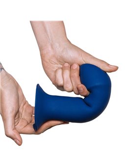 Adrien Lastic Hitsens 1 - Blue Silicone Dildo with Suction Cup 17.7 cm