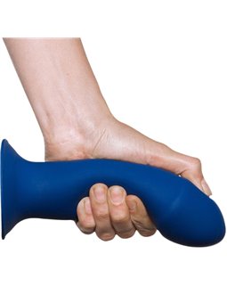 Adrien Lastic Hitsens 1 - Blue Silicone Dildo with Suction Cup 17.7 cm