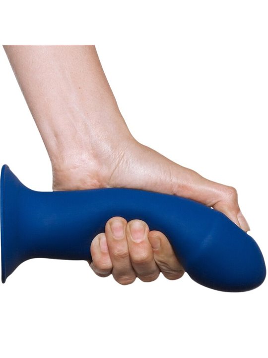 Adrien Lastic Hitsens 1 - Blue Silicone Dildo with Suction Cup 17.7 cm