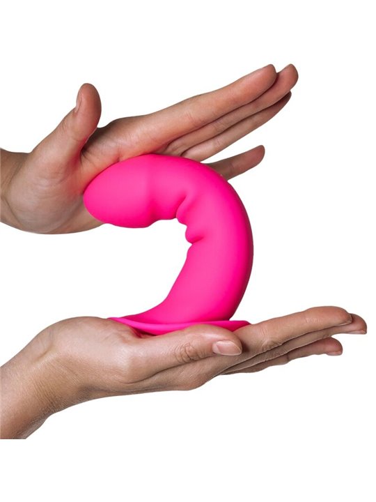 Adrien Lastic Hitsens 2 - Pink Silicone Dildo with Suction Cup 16.8 cm