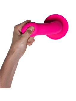 Adrien Lastic Hitsens 2 - Pink Silicone Dildo with Suction Cup 16.8 cm