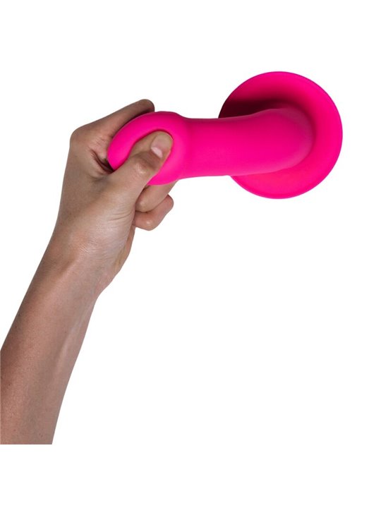 Adrien Lastic Hitsens 2 - Pink Silicone Dildo with Suction Cup 16.8 cm