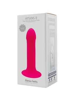 Adrien Lastic Hitsens 2 - Pink Silicone Dildo with Suction Cup 16.8 cm