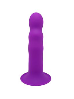 Adrien Lastic Hitsens 3 - Dildo in Silicone Viola con Ventosa 18,2 Cm