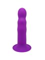 Adrien Lastic Hitsens 3 - Purple Silicone Dildo with Suction Cup 18.2 cm