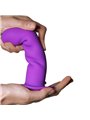 Adrien Lastic Hitsens 3 - Dildo in Silicone Viola con Ventosa 18,2 Cm