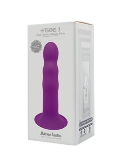Adrien Lastic Hitsens 3 - Purple Silicone Dildo with Suction Cup 18.2 cm