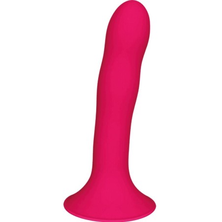 Adrien Lastic Hitsens 4 - Fuchsia Silicone Dildo with Suction Cup 17.8 cm