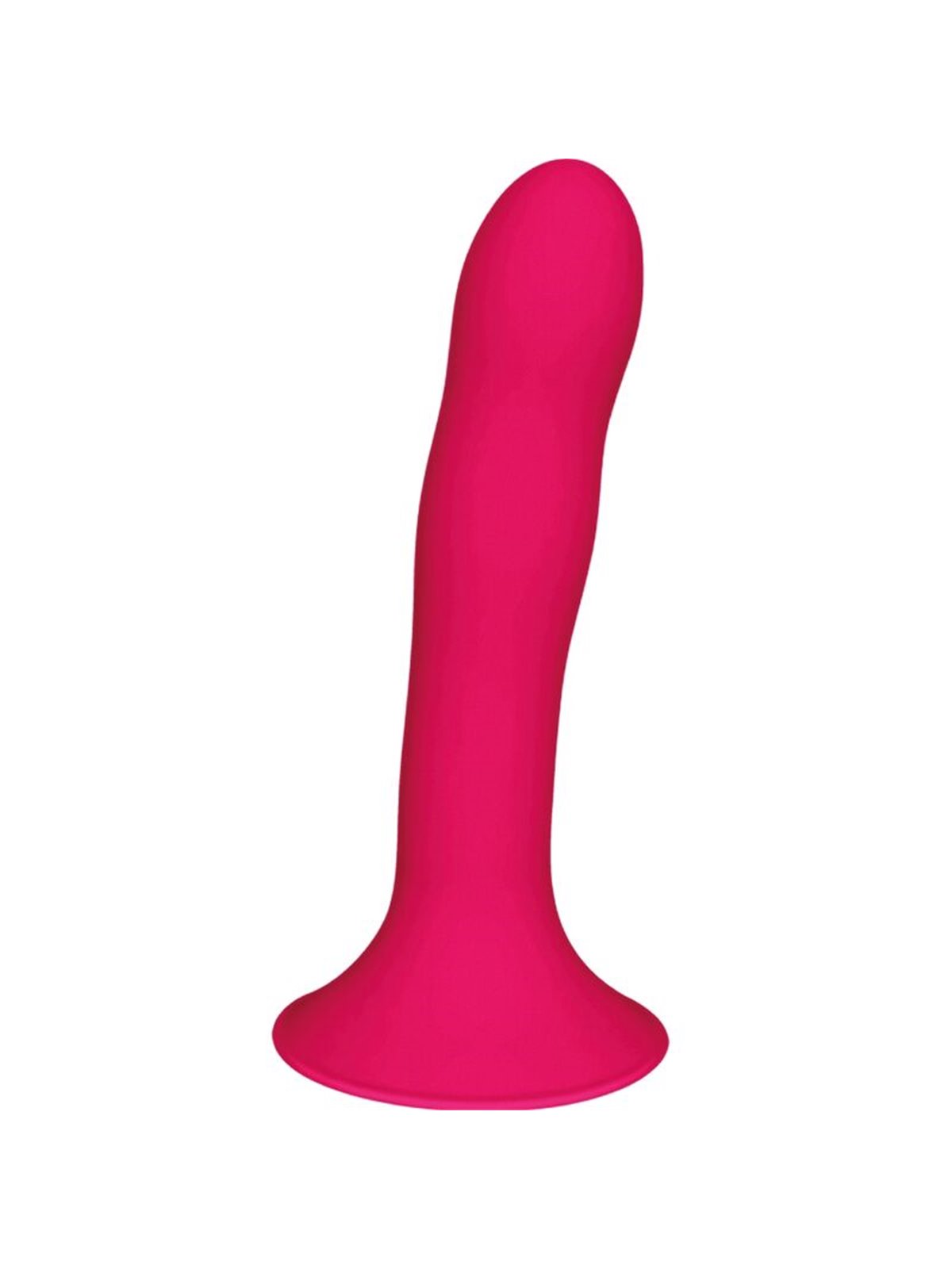 Adrien Lastic Hitsens 4 - Fuchsia Silicone Dildo with Suction Cup 17.8 cm