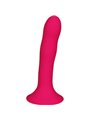 Adrien Lastic Hitsens 4 - Fuchsia Silicone Dildo with Suction Cup 17.8 cm