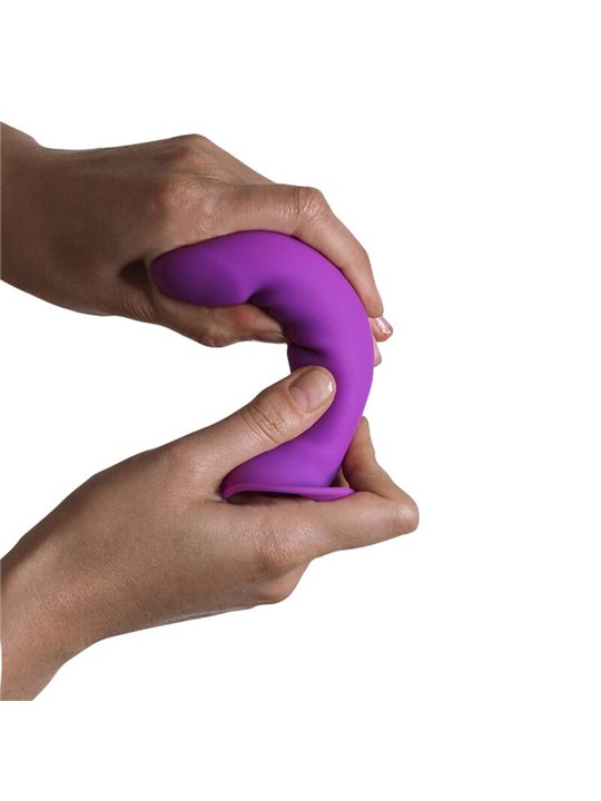 Adrien Lastic Hitsens 6 - Purple Silicone Dildo with Suction Cup 13.5 cm