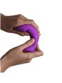 Adrien Lastic Hitsens 6 - Purple Silicone Dildo with Suction Cup 13.5 cm