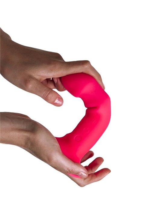 Adrien Lastic Hitsens 2 Vibe - Pink Silicone Vibrating Dildo 17.2 cm