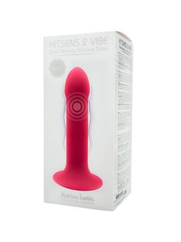 Adrien Lastic Hitsens 2 Vibe - Pink Silicone Vibrating Dildo 17.2 cm
