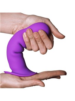 Adrien Lastic Hitsens 3 Vibe - Purple Silicone Vibrating Dildo 18.2 cm