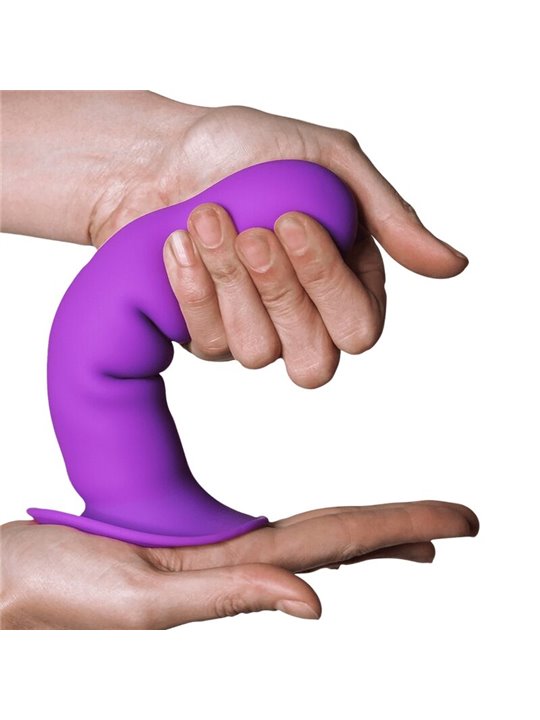 Adrien Lastic Hitsens 3 Vibe - Purple Silicone Vibrating Dildo 18.2 cm