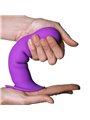 Adrien Lastic Hitsens 3 Vibe - Purple Silicone Vibrating Dildo 18.2 cm
