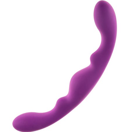 Alive Luna - Dildo Doppia Penetrazione in Silicone Viola 25 Cm