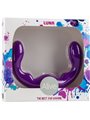 Alive Luna - Dildo Doppia Penetrazione in Silicone Viola 25 Cm
