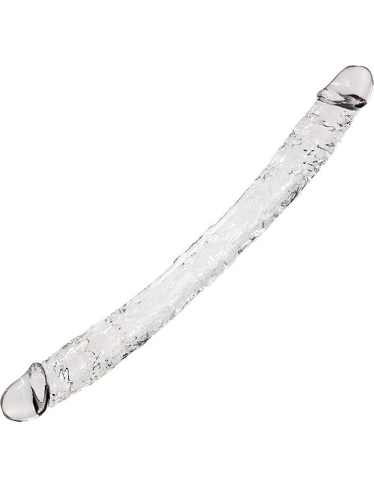 Alive Supreme - Realistic Double Dildo in Transparent Silicone 38.5 cm