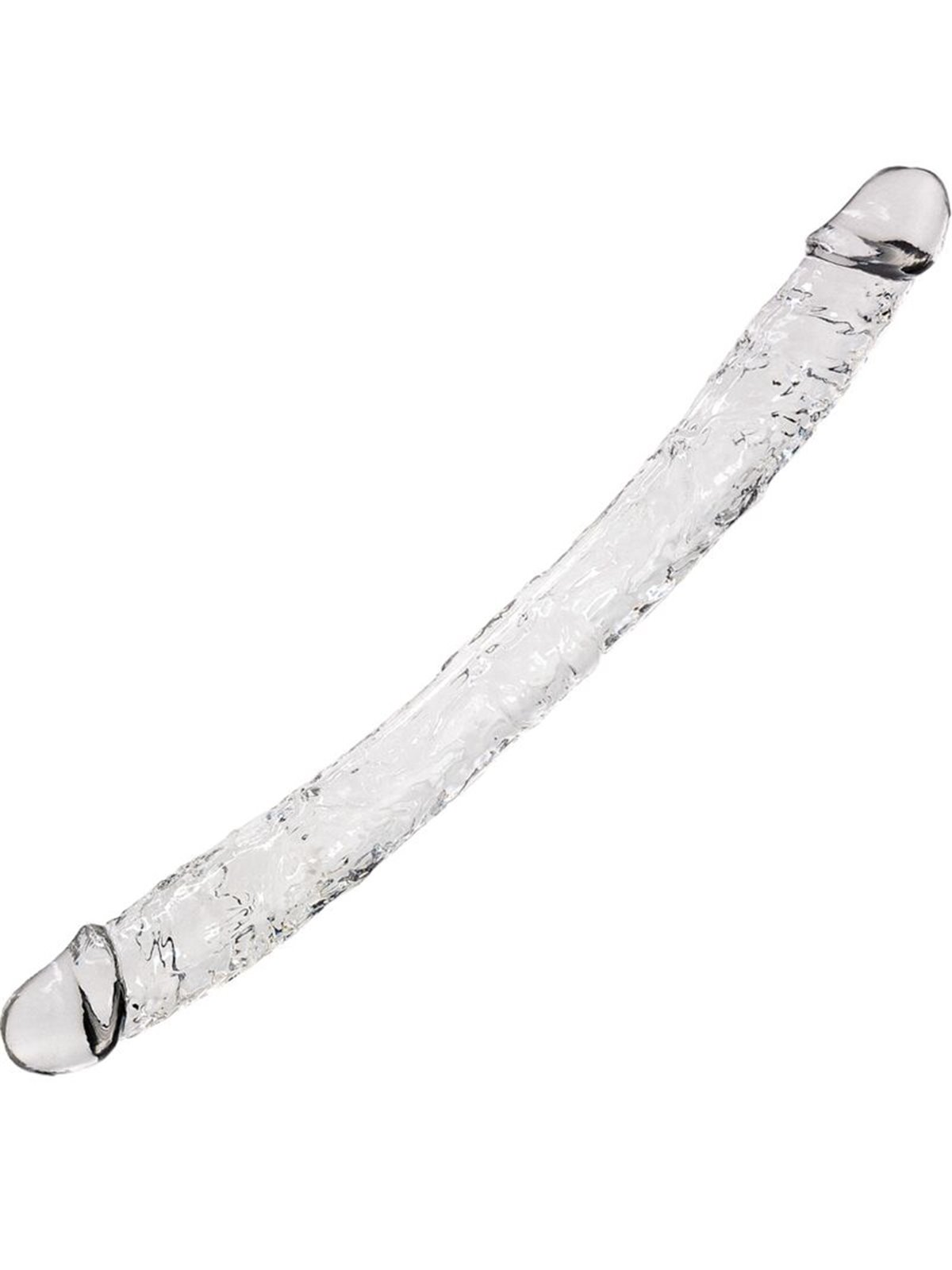 Alive Supreme - Realistic Double Dildo in Transparent Silicone 38.5 cm