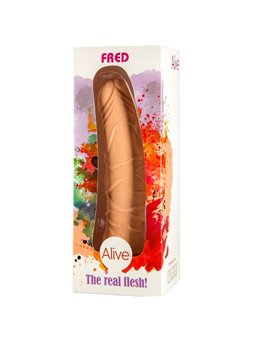 Alive Fred - Pene Realistico in Silicone con Ventosa 19 Cm Beige