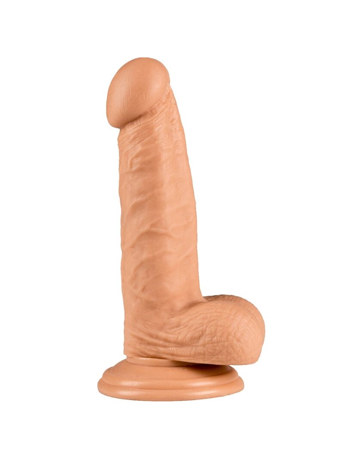 Alive Little John - Realistic Penis with Testicles and Suction Cup 14.6 cm