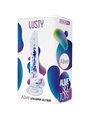 Alive Lusty - Realistic Transparent Penis with Testicles and Suction Cup 18 cm