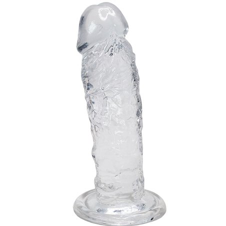 Alive Majestic - Pene Realistico Trasparente con Ventosa 14,7 Cm
