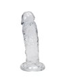 Alive Majestic - Pene Realistico Trasparente con Ventosa 14,7 Cm