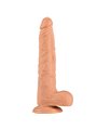 Alive Long John - Pene Realistico con Testicoli e Ventosa 21,8 Cm